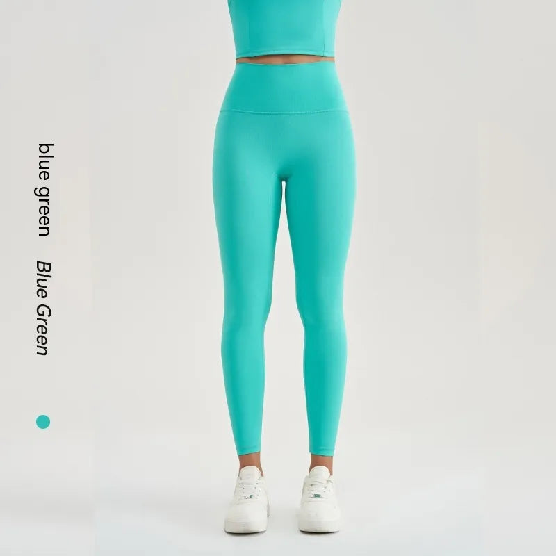 Plus Size High-Waist Fitness Leggings – Moisture-Wicking Workout Tights