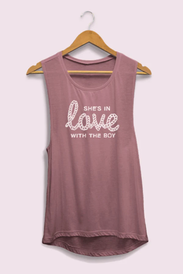 Bachelorette Party Flowy Muscle Tank Top – Country Bride & Squad Tees