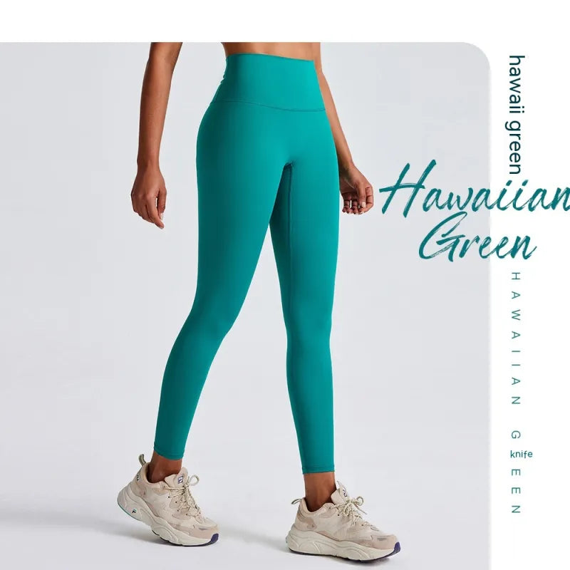 Plus Size High-Waist Fitness Leggings – Moisture-Wicking Workout Tights