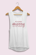 Bachelorette Party Flowy Muscle Tank Top – Country Bride & Squad Tees