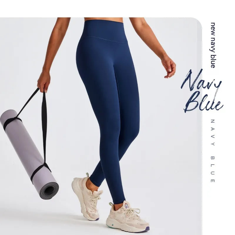 Plus Size High-Waist Fitness Leggings – Moisture-Wicking Workout Tights